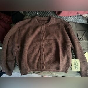 Daily Drills Button Up Sweater